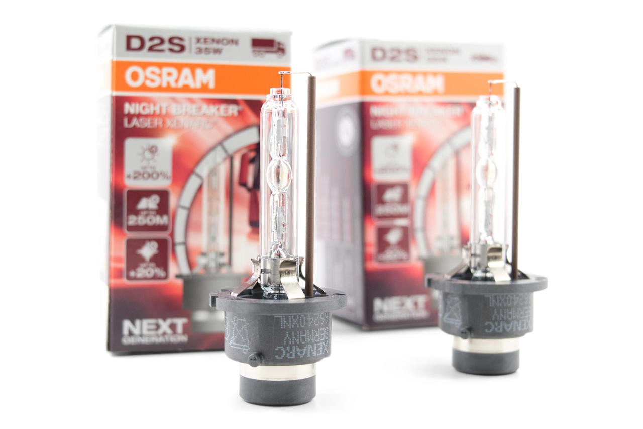 D2S Osram Xenarc 66240 Night Breaker Laser HID Bulbs