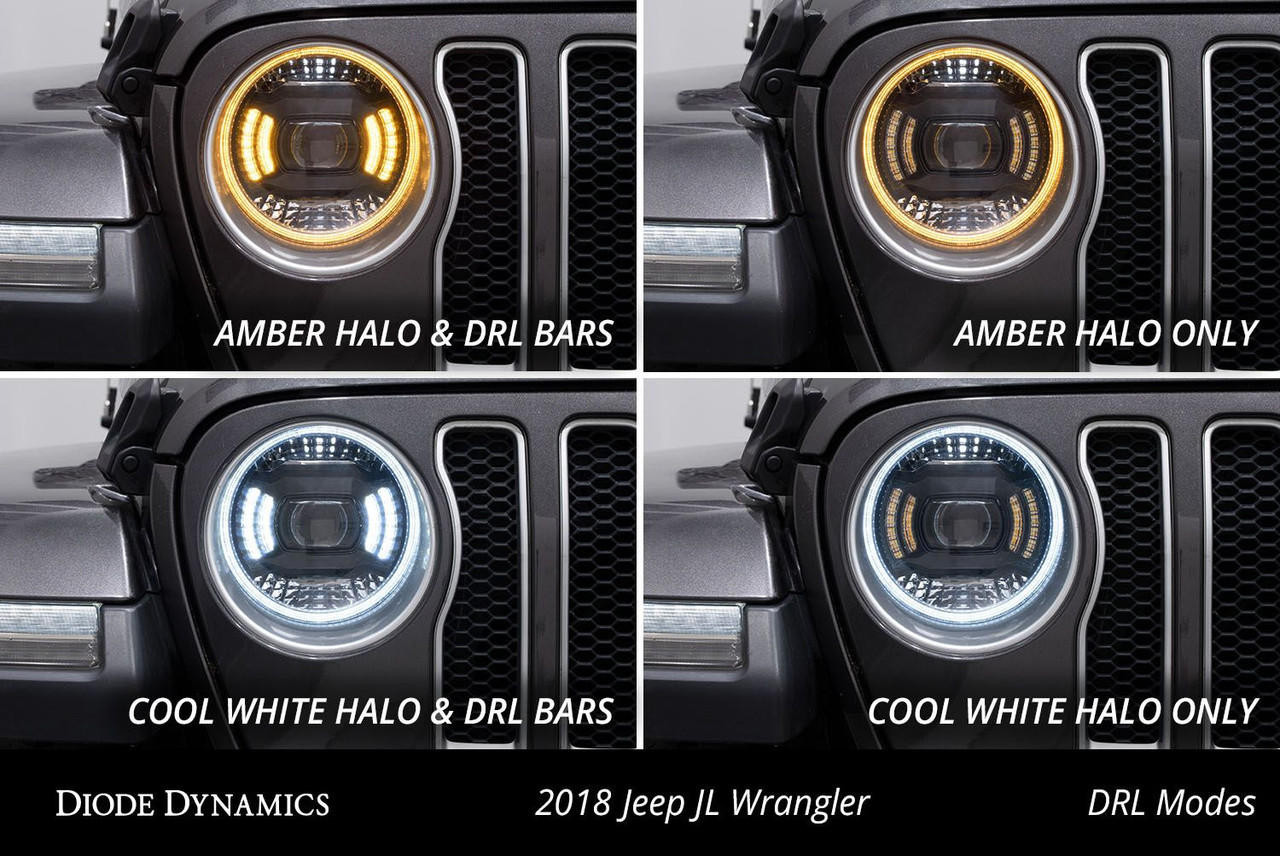 2018-2024 Jeep Wrangler | Diode Dynamics Elite LED Headlights