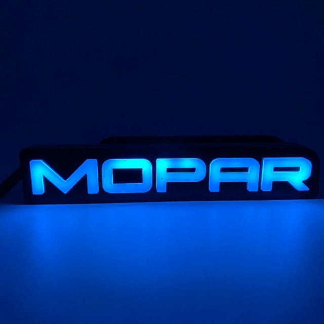 Mopar X-Lume Illuminated LED Grille Badge