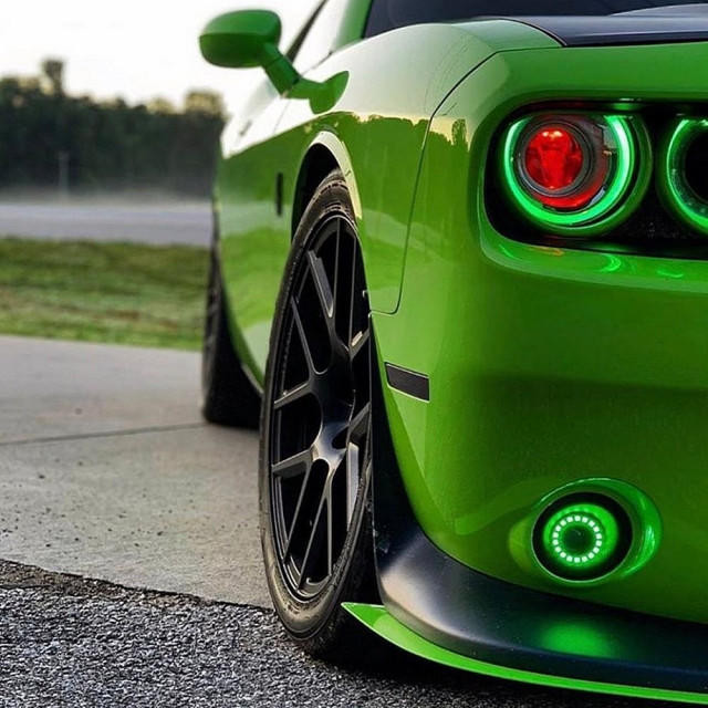 Driver Side Front Fog Light Trim Bezel For 2015-2020 Dodge Challenger R/T SRT SXT – Direct Fit 68259663AA