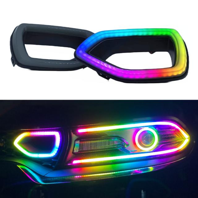 にっさんデル 2015-2023 Dodge Charger | Lighting Trendz Pre-Built Snorkel Lights
