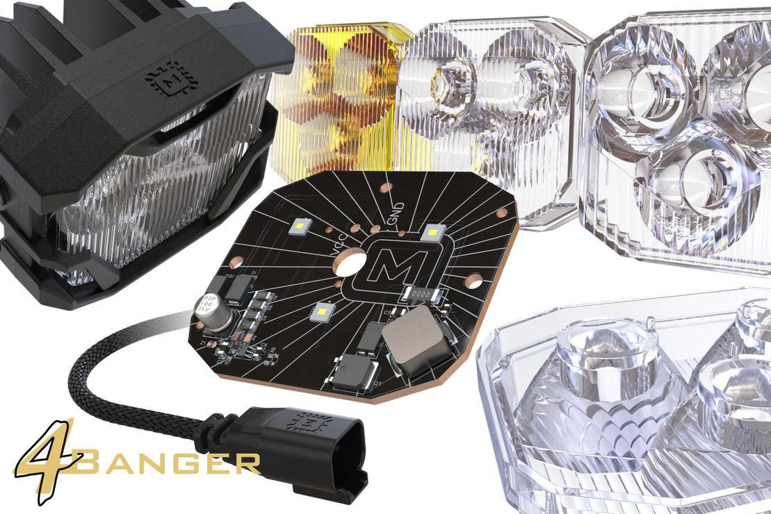 Morimoto 4Banger HXB Spot Beam LED Pods
