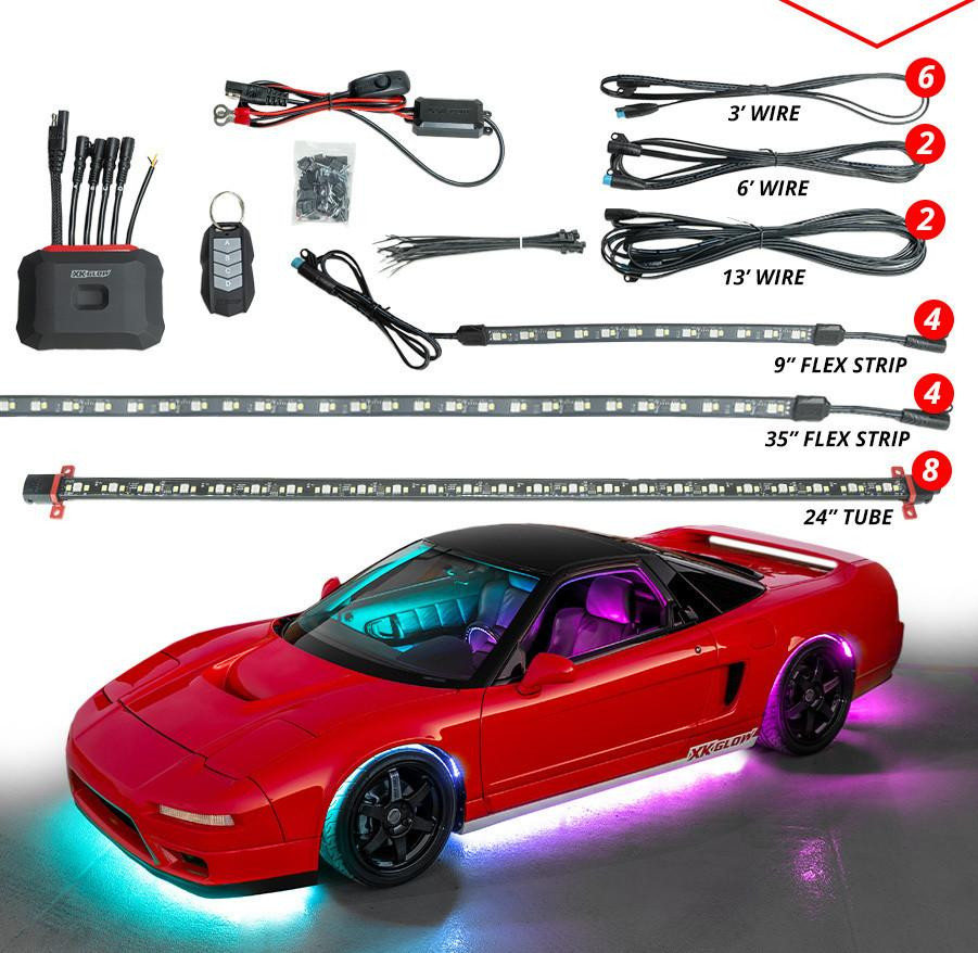 XKGlow RGBW XKmax LED Underglow Lights