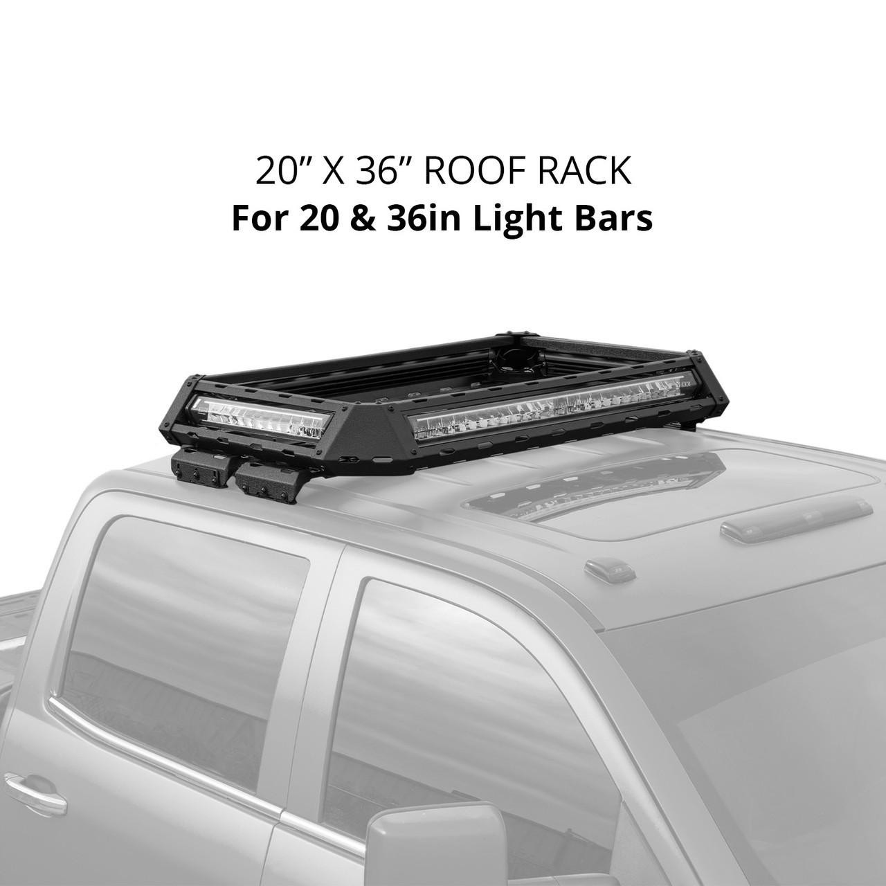 XKGlow 360 Degree LED Light Bar Roof Rack