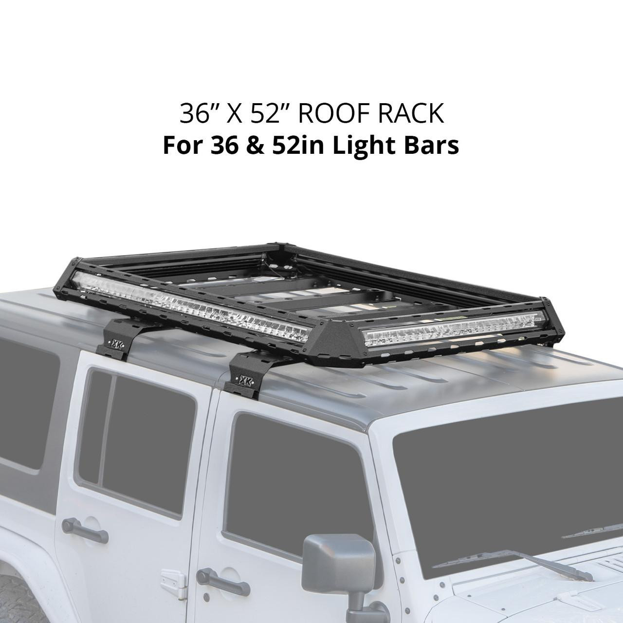 XKGlow 360 Degree LED Light Bar Roof Rack