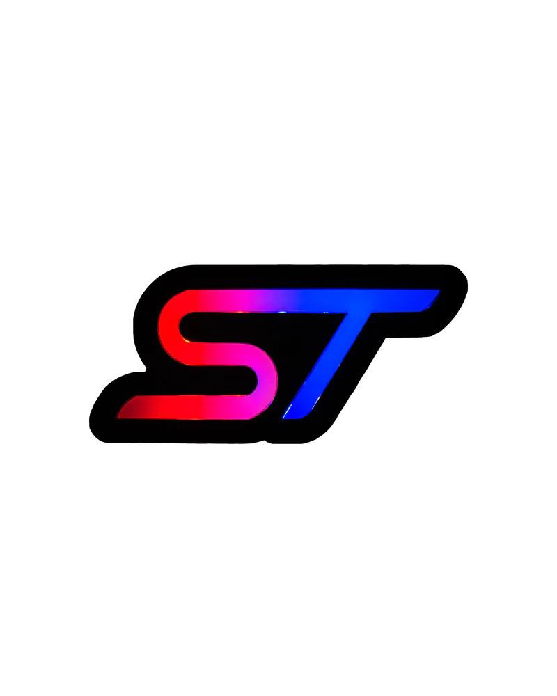 クラウン.st レインボー Ford ST Lit Logos Illuminated LED Grille Badge