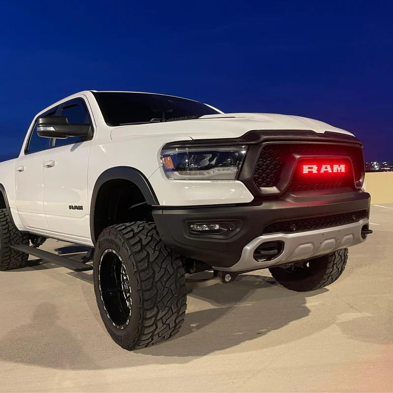 Ram RGB Halo Kits Illuminated LED Grille Badge