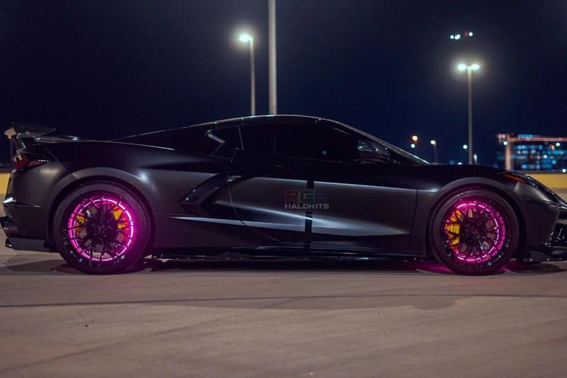  2シリーズ RGB Halo Kits Quad Row LED Wheel Rings