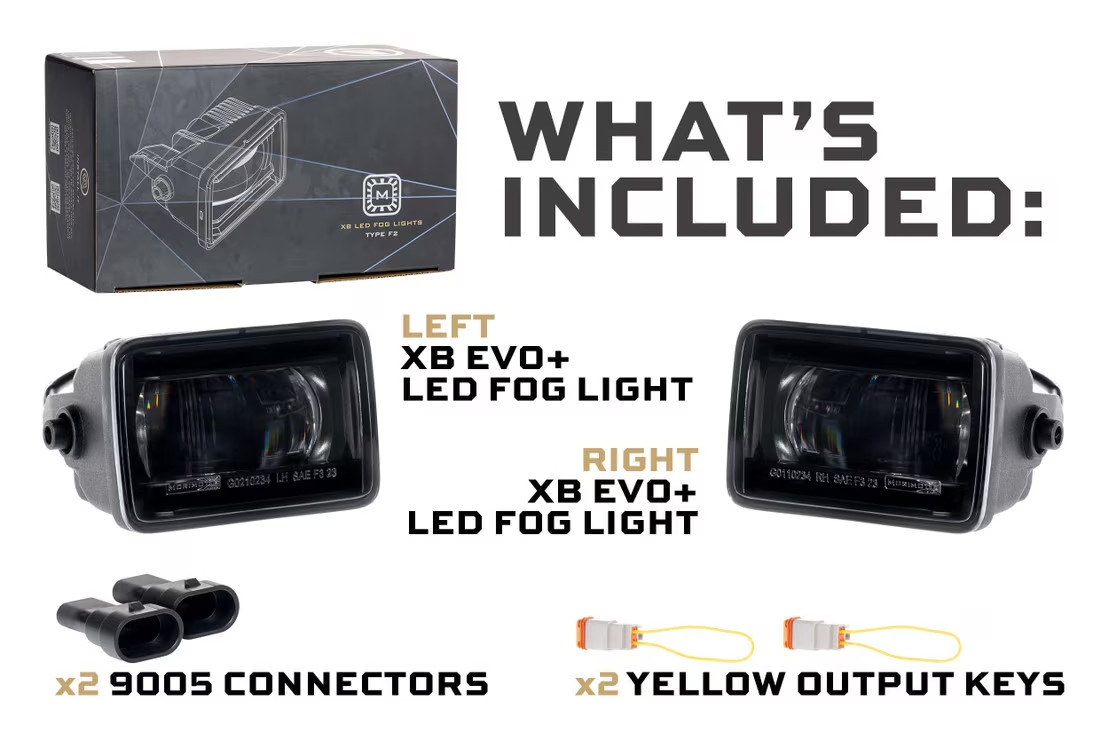 限定盤　BOXセット 2017-2022 Ford Super Duty | Morimoto XB EVO / EVO+ LED Fog Lights