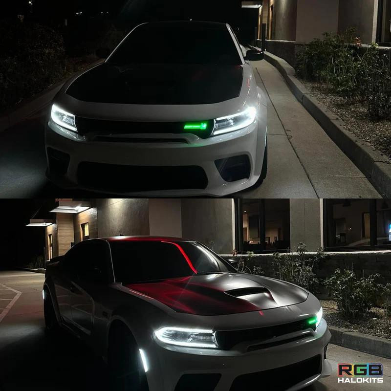 オーダー専用 Scatpack RGB Halo Kits Illuminated LED Grille Badge