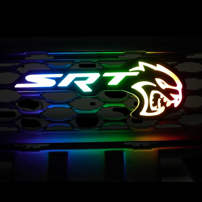 SRT Hellcat RGB Halo Kits Illuminated LED Grille Badge