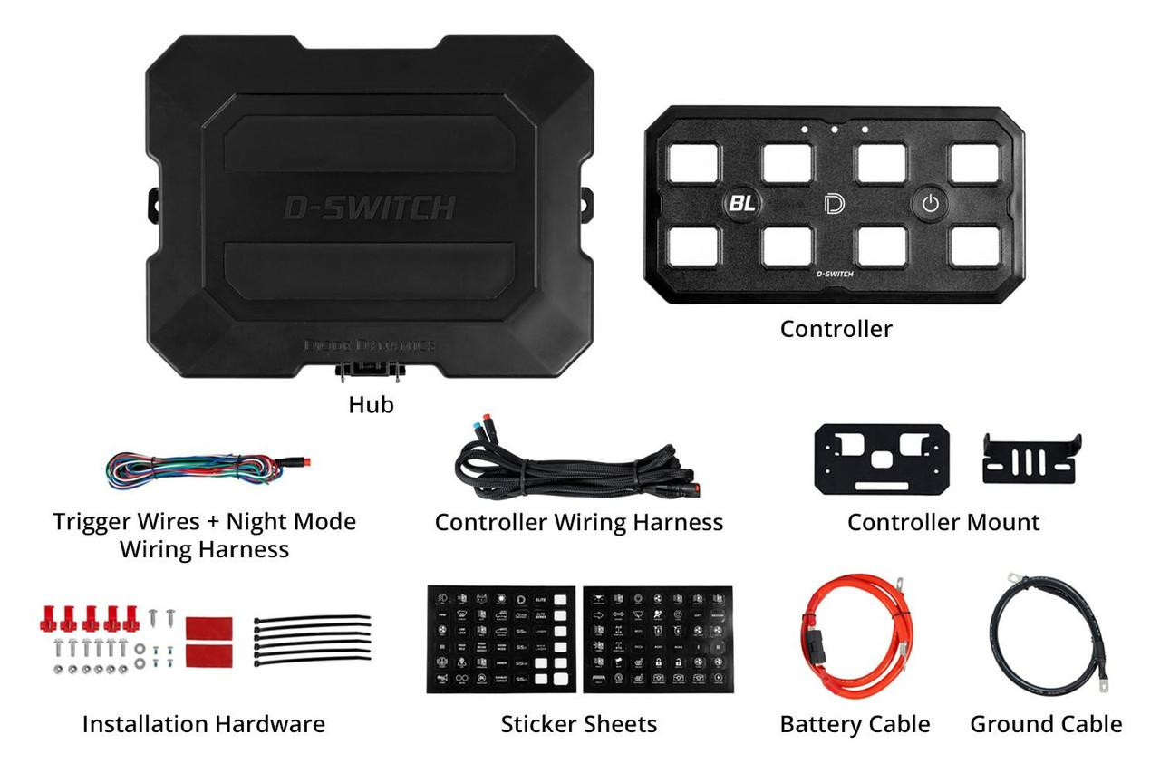 Diode Dynamics D-Switch 8-Channel Switch Panel Diode Dynamics D-Switch 8-Channel Switch Panel