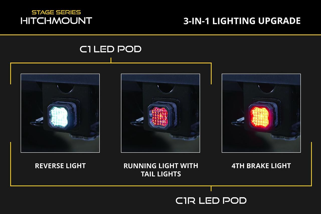 2024-2025 Toyota Tacoma | Diode Dynamics HitchMount LED Pod