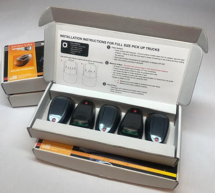 Spirit Fire Solar Powered Cab Lights