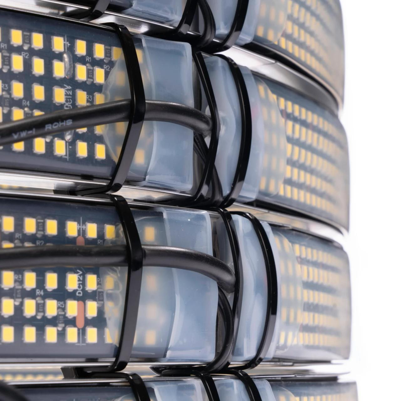 Customs Unlimited 10 Row White LED Wheel Lights