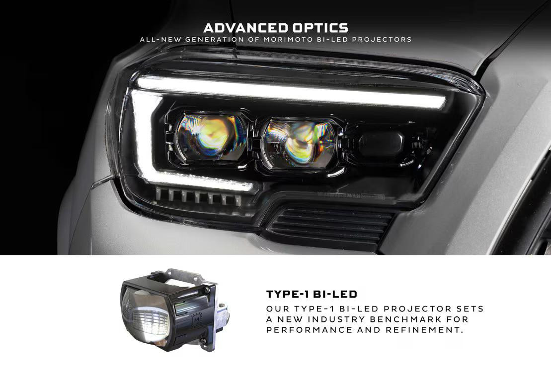2016-2023 Toyota Tacoma | Morimoto XB EVO Hybrid LED Headlights