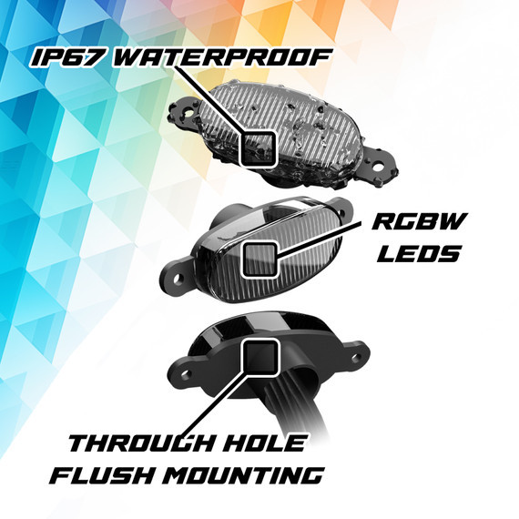 XKGlow RGB XKmax Pre-Runner Style Grille Light Kit