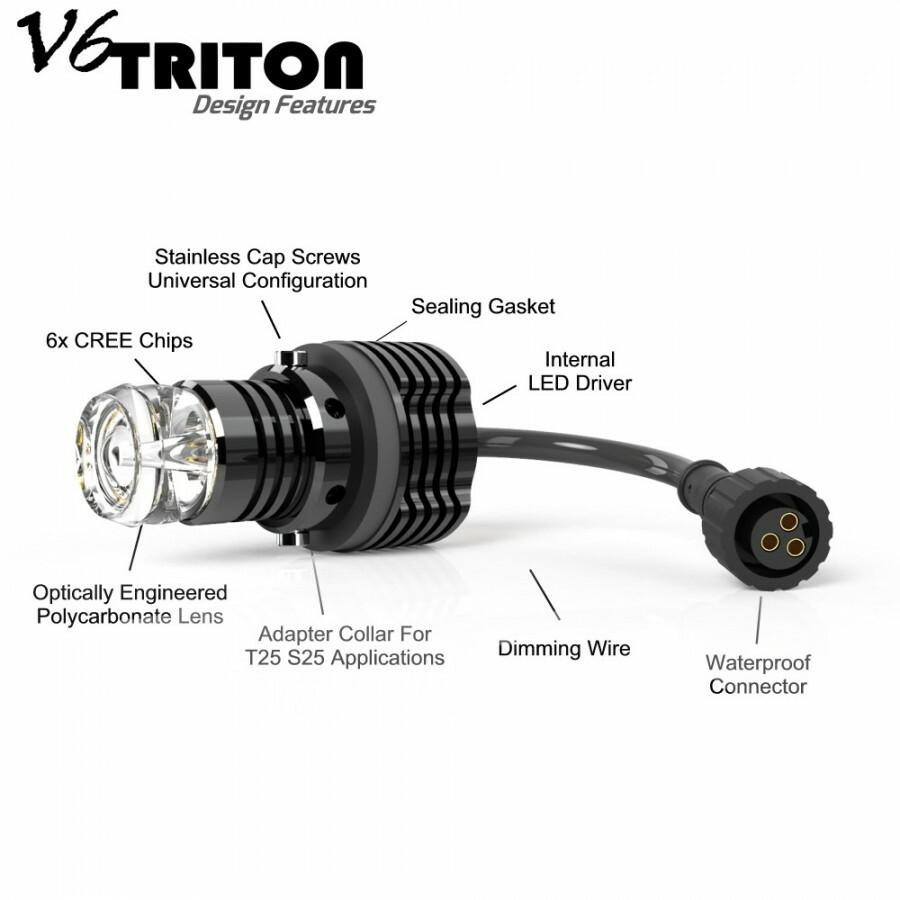 7443 VLEDS V6 Triton LED Bulbs