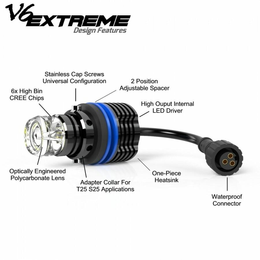 3157 VLEDS V6 Triton Extreme LED Bulbs