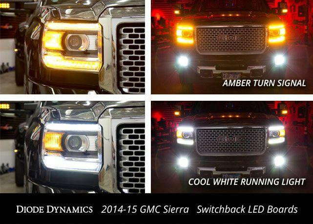2014-2015 GMC Sierra | Diode Dynamics Switchback LED DRL Boards