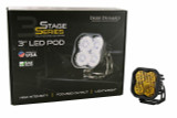 Diode Dynamics Diode Dynamics Stage Series 3 SAE/DOT Yellow Max LED Light Pod Diode Dynamics Diode Dynamics Stage Series 3 SAE/DOT Yellow Max LED Light Pod