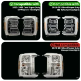 2023-2024 Ford Super Duty | Customs Unlimited Plug-N-Play Harness (LED Headlights)