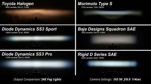 Diode Dynamics 2011-2014 Dodge Charger Diode Dynamics SS3 LED Fog Lights