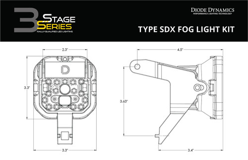 2004-2007 Ford Ranger | Diode Dynamics SS3 LED Fog Lights