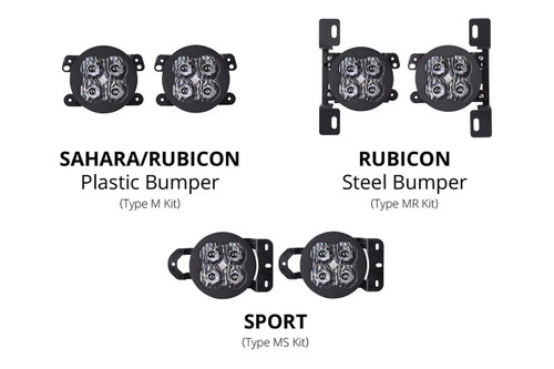 Diode Dynamics 2018-2026 Jeep Wrangler | Diode Dynamics SS3 LED Fog Lights