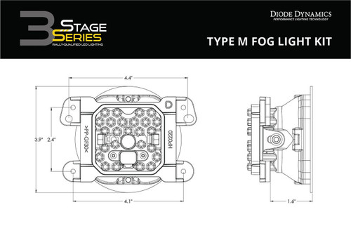 Diode Dynamics 2018-2026 Jeep Wrangler | Diode Dynamics SS3 LED Fog Lights