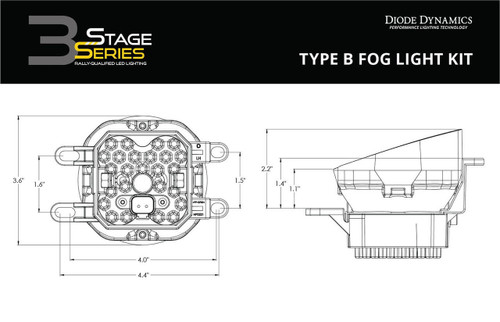 Diode Dynamics 2008-2014 Lexus IS F | Diode Dynamics SS3 LED Fog Lights 
