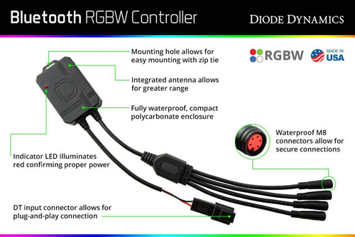 Diode Dynamics Diode Dynamics RGBW Bluetooth Controller