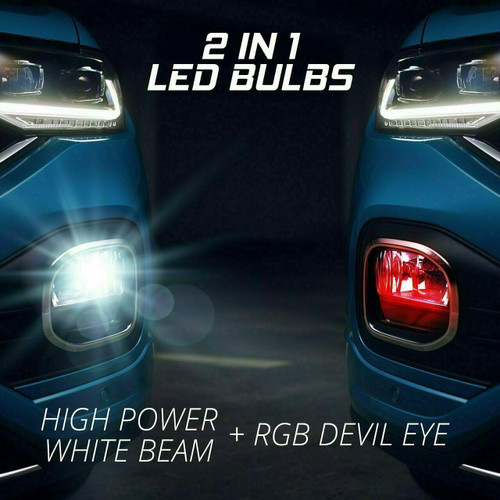 XKGLOW H10 / 9145 XKGlow LED Bulbs w/ Devil Eye