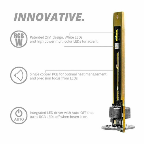 XKGLOW H10 / 9145 XKGlow LED Bulbs w/ Devil Eye