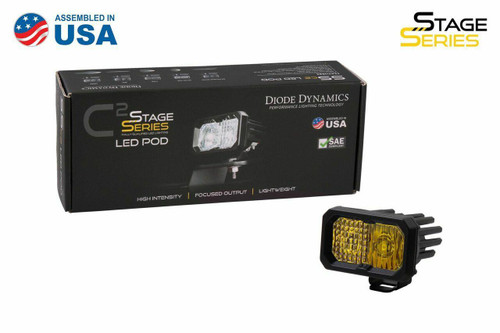 Diode Dynamics Diode Dynamics Stage Series 2 SAE/DOT Yellow Pro LED Light Pod
