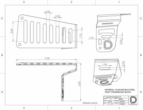 Diode Dynamics 2020-2026 Jeep Gladiator or Diode Dynamics Cowl Mount LED Kit