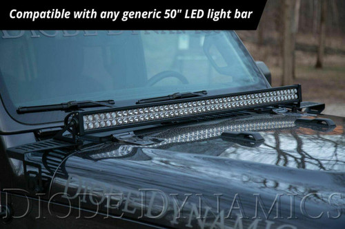 Diode Dynamics 2020-2026 Jeep Gladiator or Diode Dynamics Hood LED Light Bar Kit