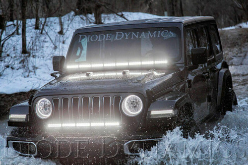 Diode Dynamics 2020-2026 Jeep Gladiator or Diode Dynamics Hood LED Light Bar Kit