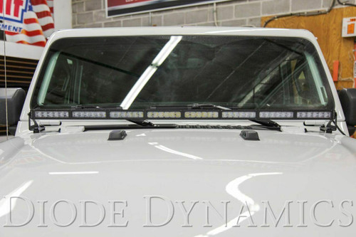 Diode Dynamics 2020-2026 Jeep Gladiator or Diode Dynamics Hood LED Light Bar Kit