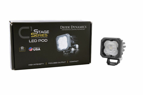 Diode Dynamics Diode Dynamics Stage Series C1 White SAE/DOT Fog Standard LED Pod