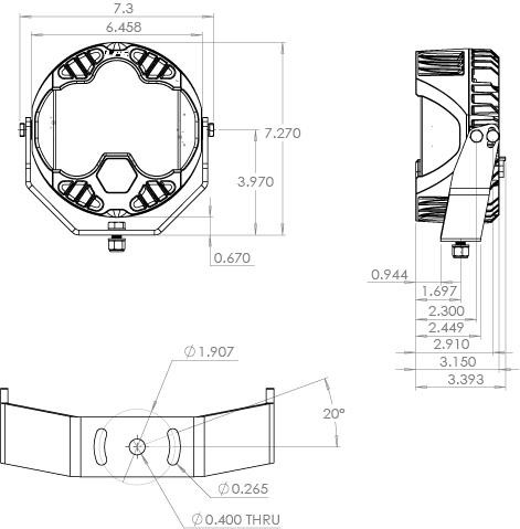 Baja Designs LP6 Pro LED Light Pod