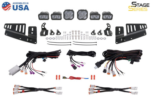Diode Dynamics 2021-2024 Ford Bronco w/ Steel Bumper | Diode Dynamics SS3 LED Fog Lights