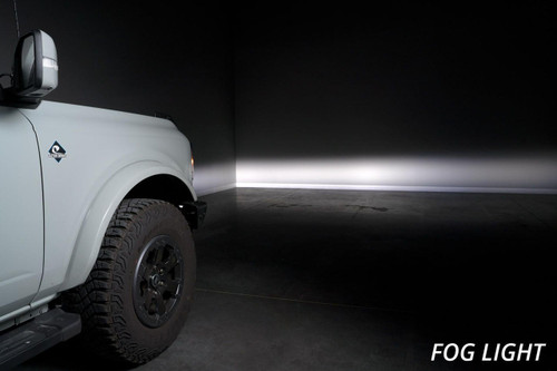 Diode Dynamics 2021-2024 Ford Bronco w/ Steel Bumper | Diode Dynamics SS3 LED Fog Lights