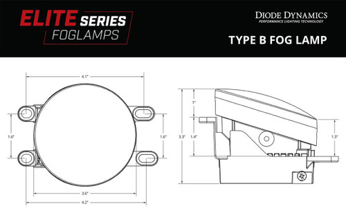 Diode Dynamics 2013-2018 Lexus ES 350 or Diode Dynamics Elite Series LED Fog Lights