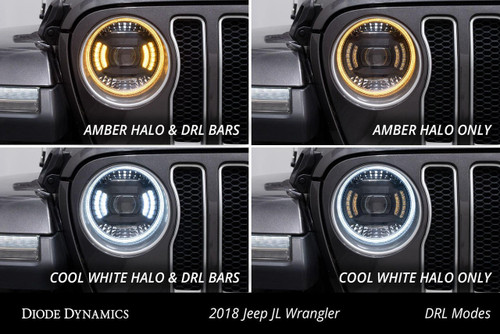 Diode Dynamics 2018-2026 Jeep Wrangler | Diode Dynamics Elite LED Headlights
