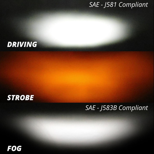 XKGLOW XKGlow Razor Fog + Strobe + High Beam LED Light Bar 