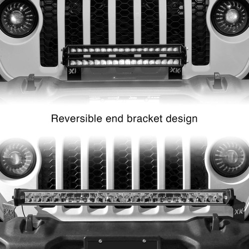 XKGLOW XKGlow Jeep Front Bumper LED Light Bar Brackets 
