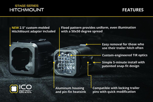 Diode Dynamics 2015-2020 Ford F-150 | Diode Dynamics HitchMount LED Pod Reverse Kit 
