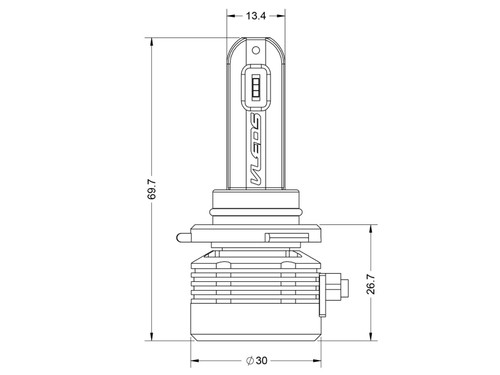 9005 / 9011 VLEDS V25 LED Bulbs