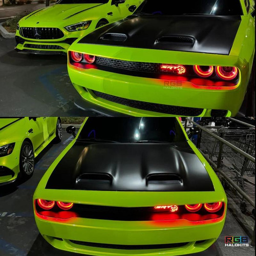 SRT Hellcat RGB Halo Kits Illuminated LED Grille Badge